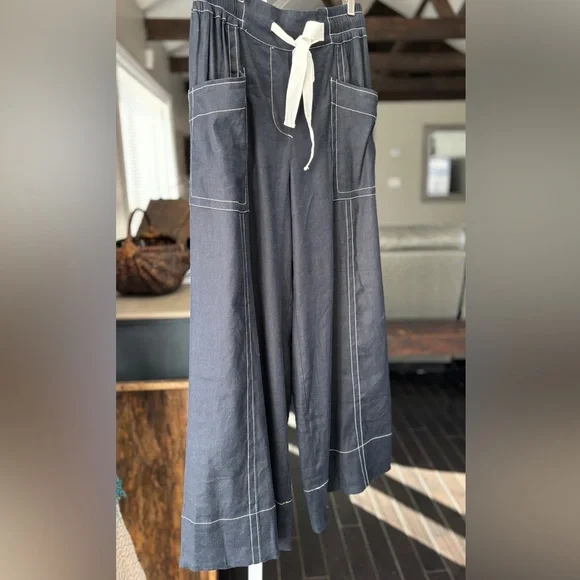 Anthropologie Maeve La Ponche Pull-On Wide-Leg Pants - Picture 8 of 10